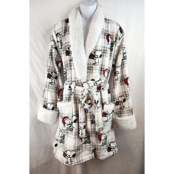 Peanuts Intimates & Sleepwear Peanuts Plush Bath Robe Snoopy